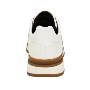 Belvedere Blake Calf & Ostrich Leg Sneaker Lime/White