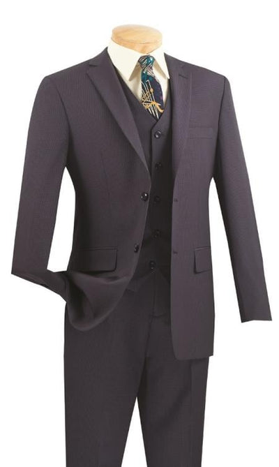 Men's Slim Fit Suit β Blue - Three Piece Suit