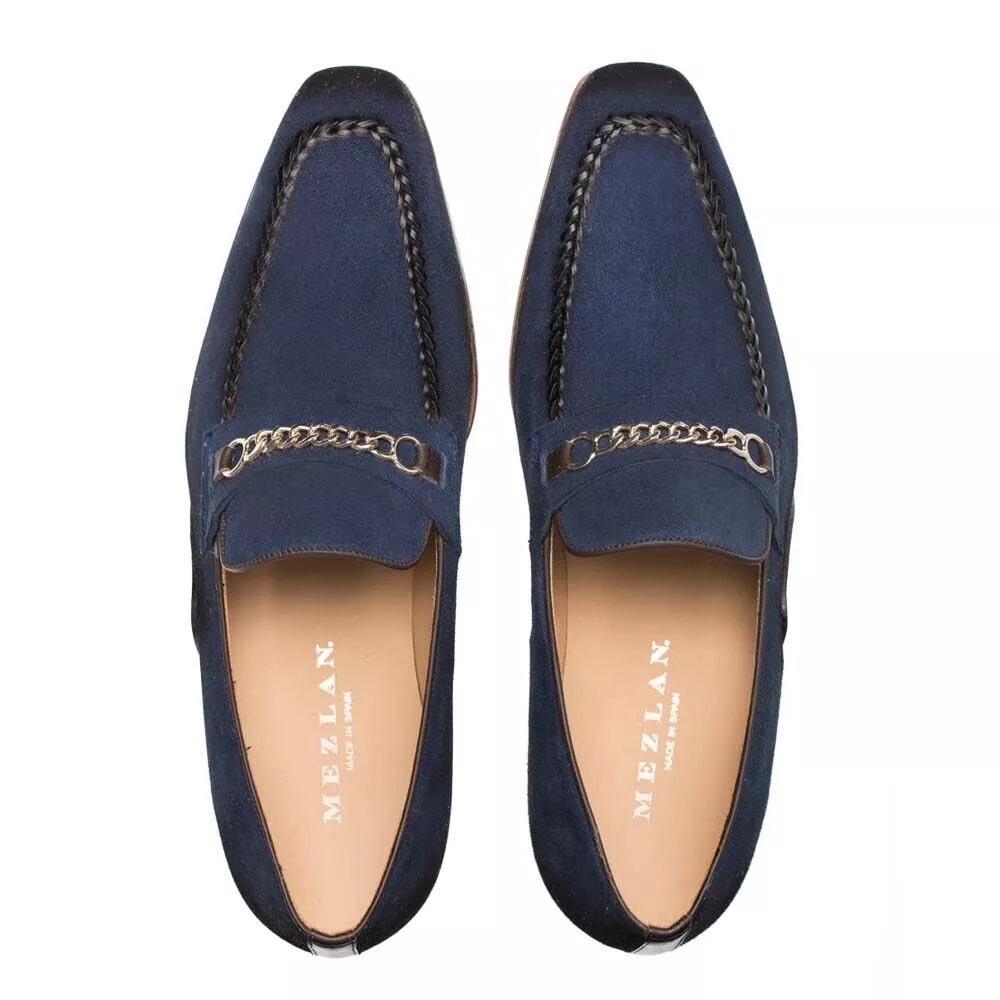 Mezlan Men's Antique Suede Loafer
