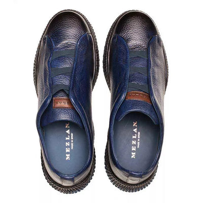 Mezlan Calcio Deer Skin Slip On Sneakers