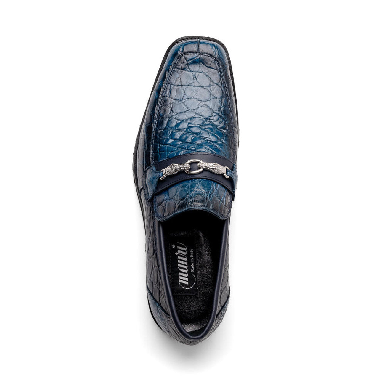 Mauri Alligator Loafers with Metal Bit Debonair
