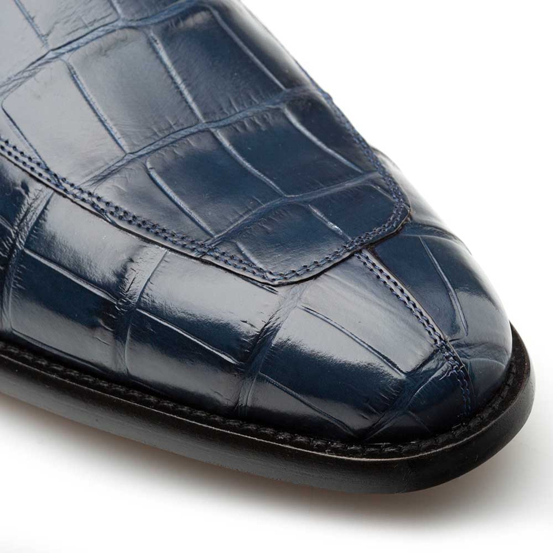Piccolo Alligator Penny Loafer by Mezlan