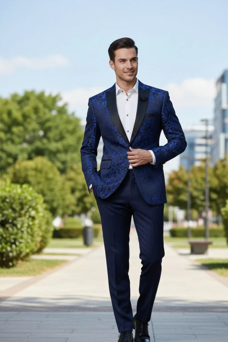Blue Tuxedo Jacket