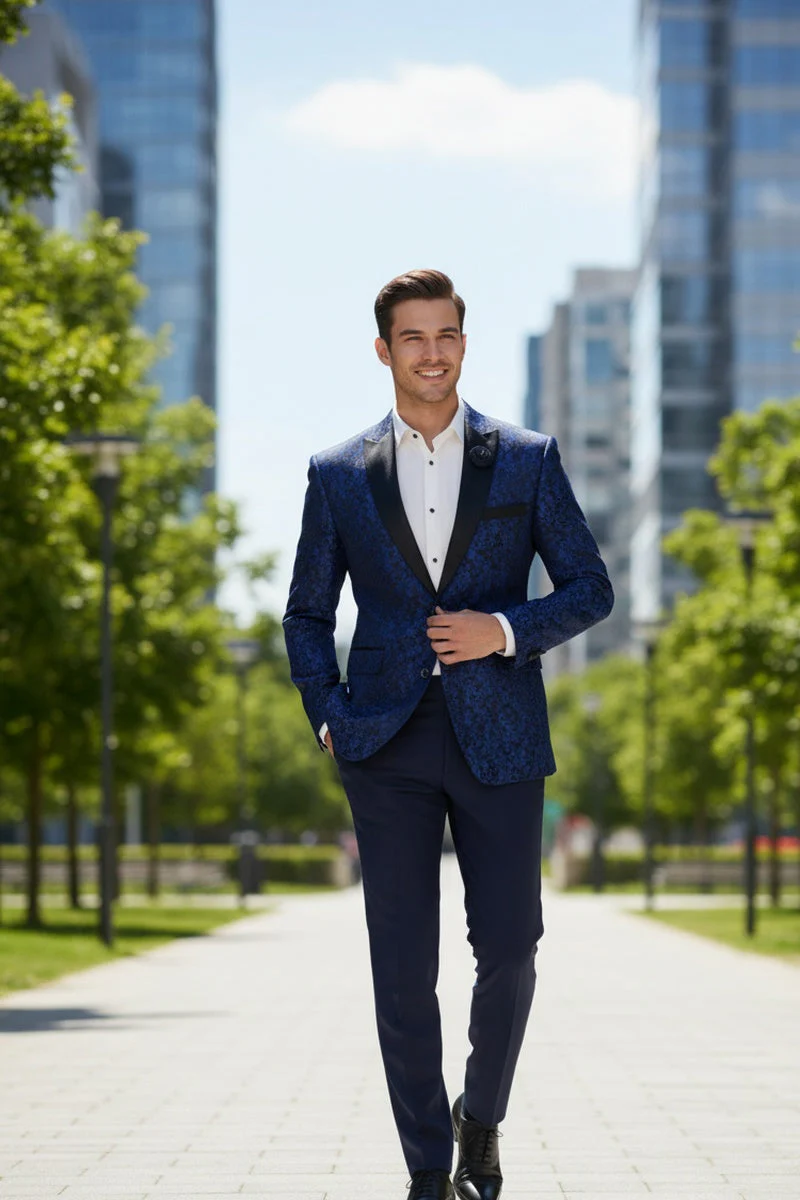 Blue Tuxedo Jacket