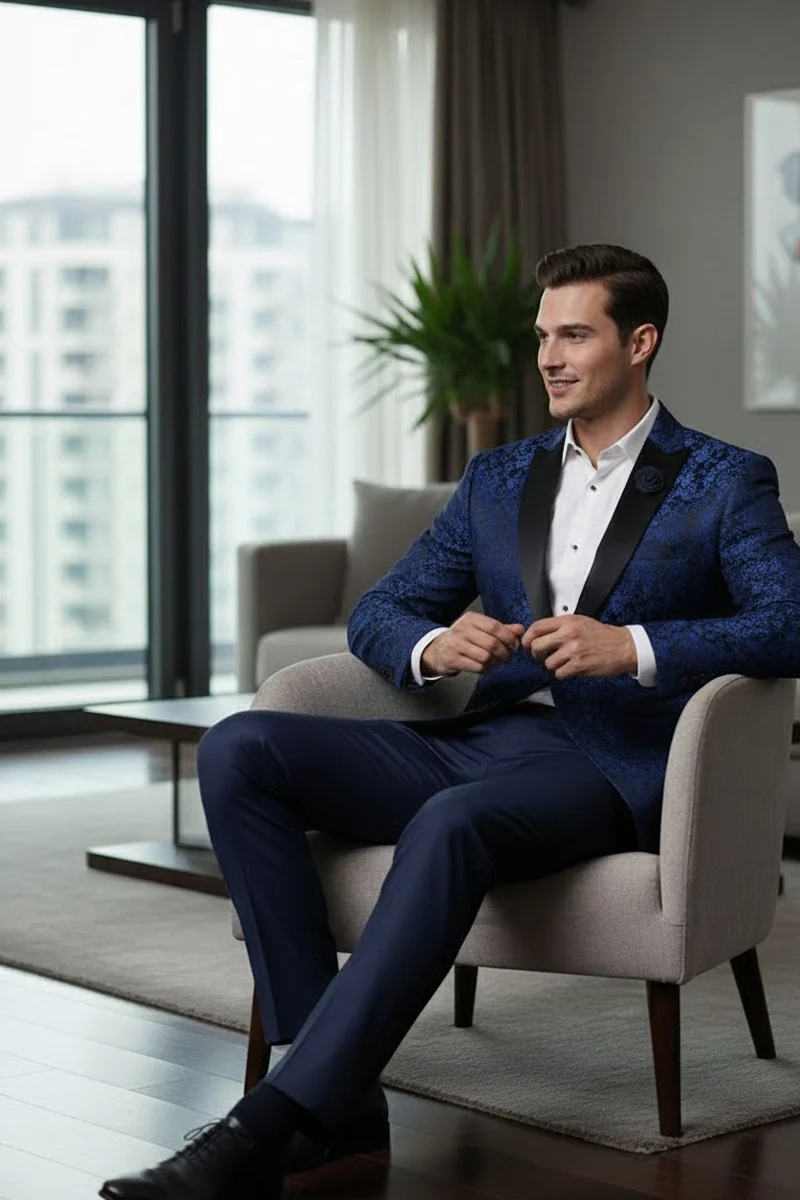 Blue Tuxedo Jacket