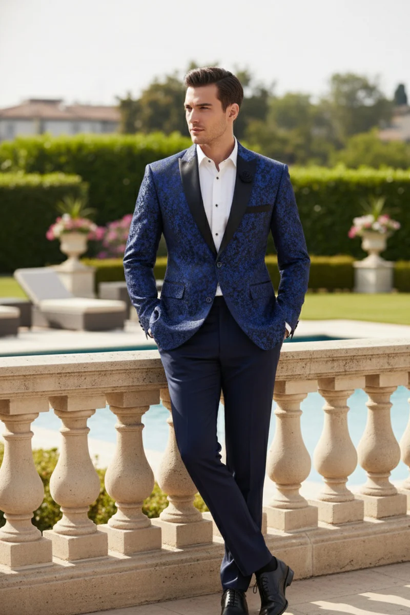 Blue Tuxedo Jacket
