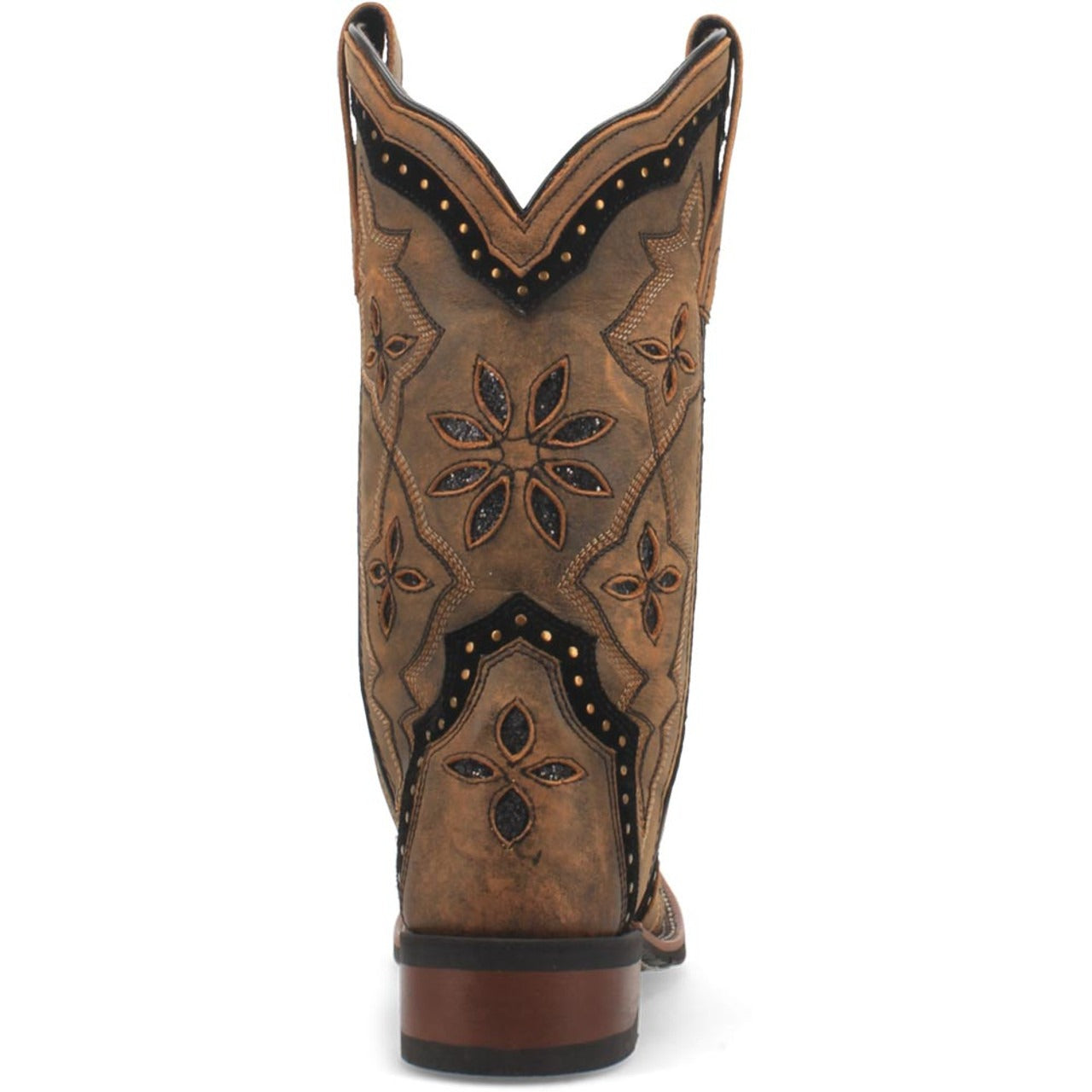 Laredo Bouquet Honey Leather Square Toe Boots