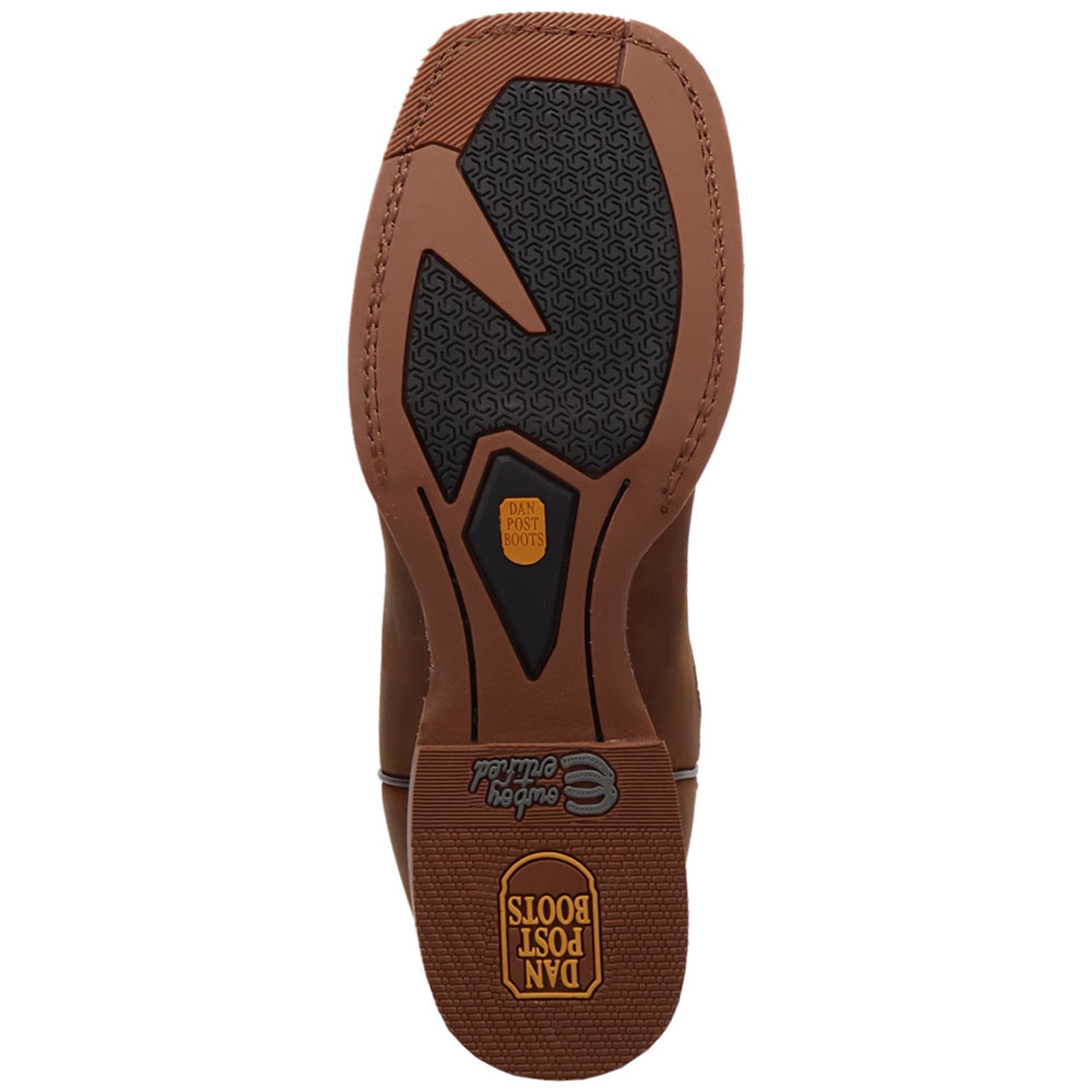 Dan Post Brigston Brown Leather Western Boots