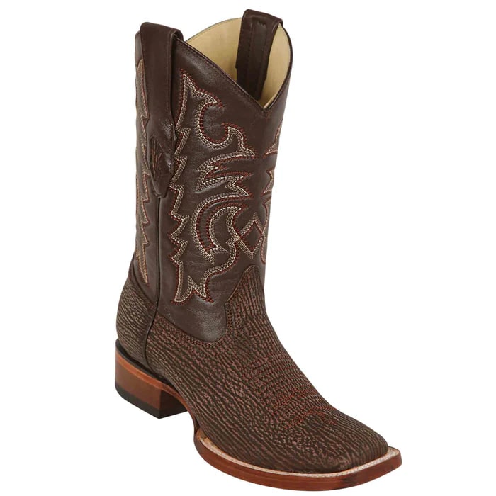 Men's Brown Shark Skin Dress Cowboy Boot