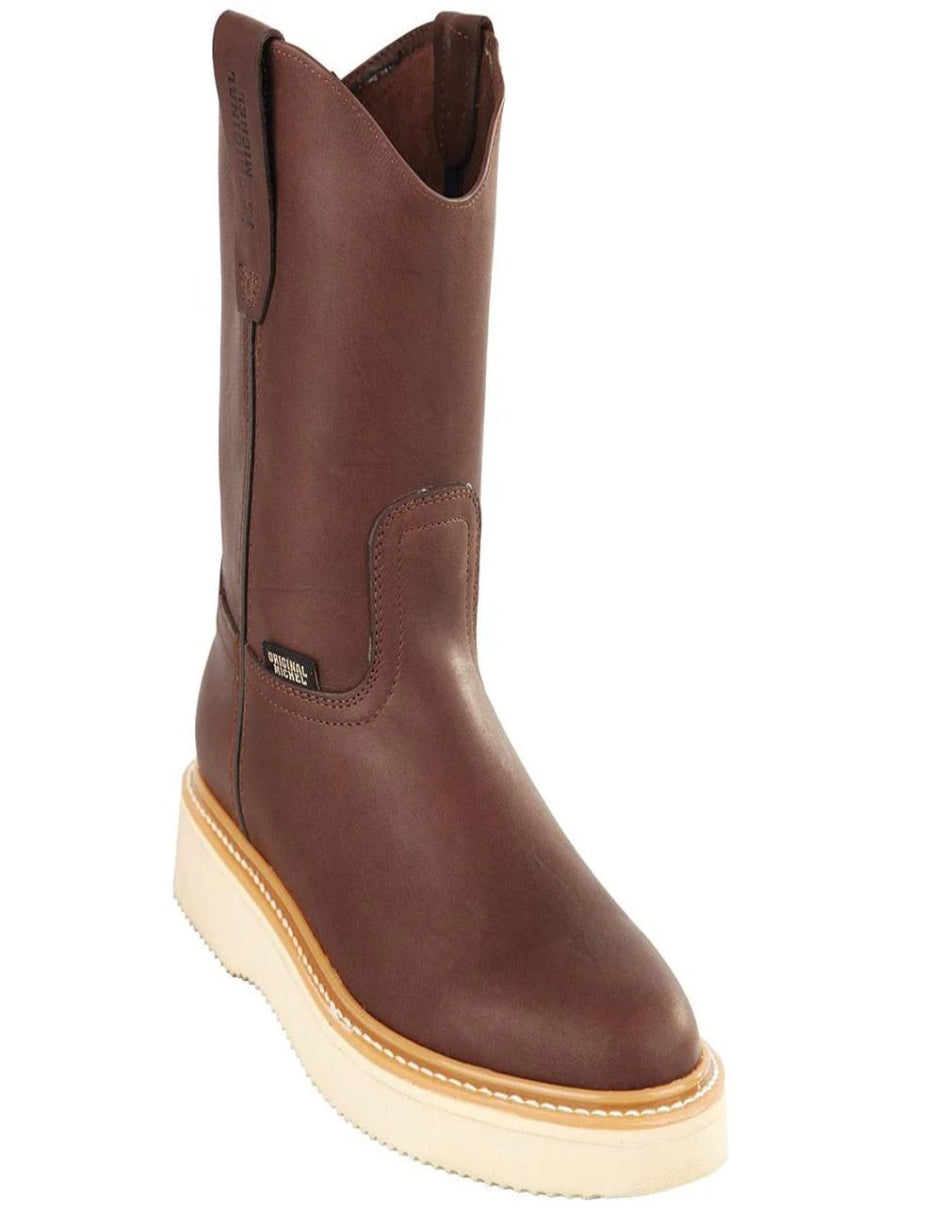 Original Michel Grasso Leather Work Boots