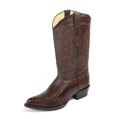 Menβs Ostrich Leg Boots by Los Altos