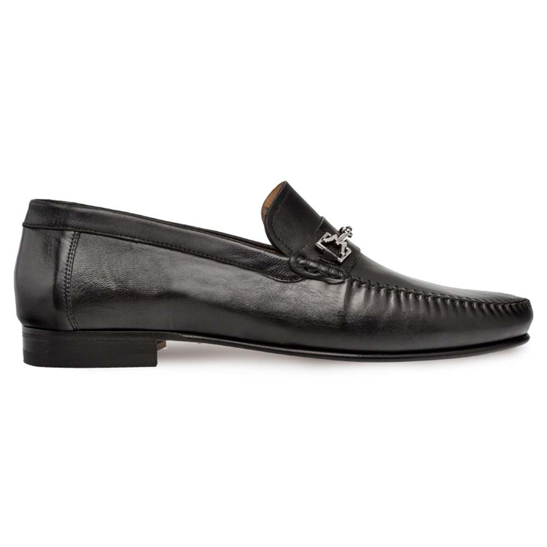 Mezlan Brussels Black Men’s Calfskin Moccasin