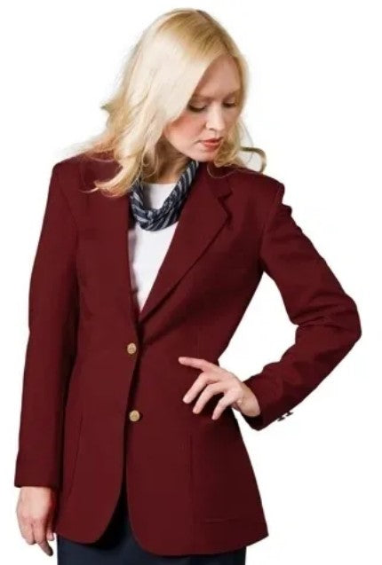 Ultralux Women's Burgundy Blazer by Executive Apparel