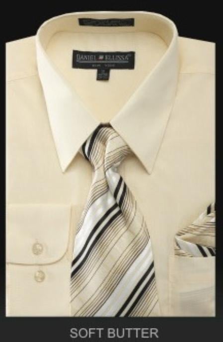 Affordable Clearance Cheap Mens Dress Shirt Sale Online Trendy - Men's Dark Lime Mint Pointed Collar Fashion Dress Shirt main image 0