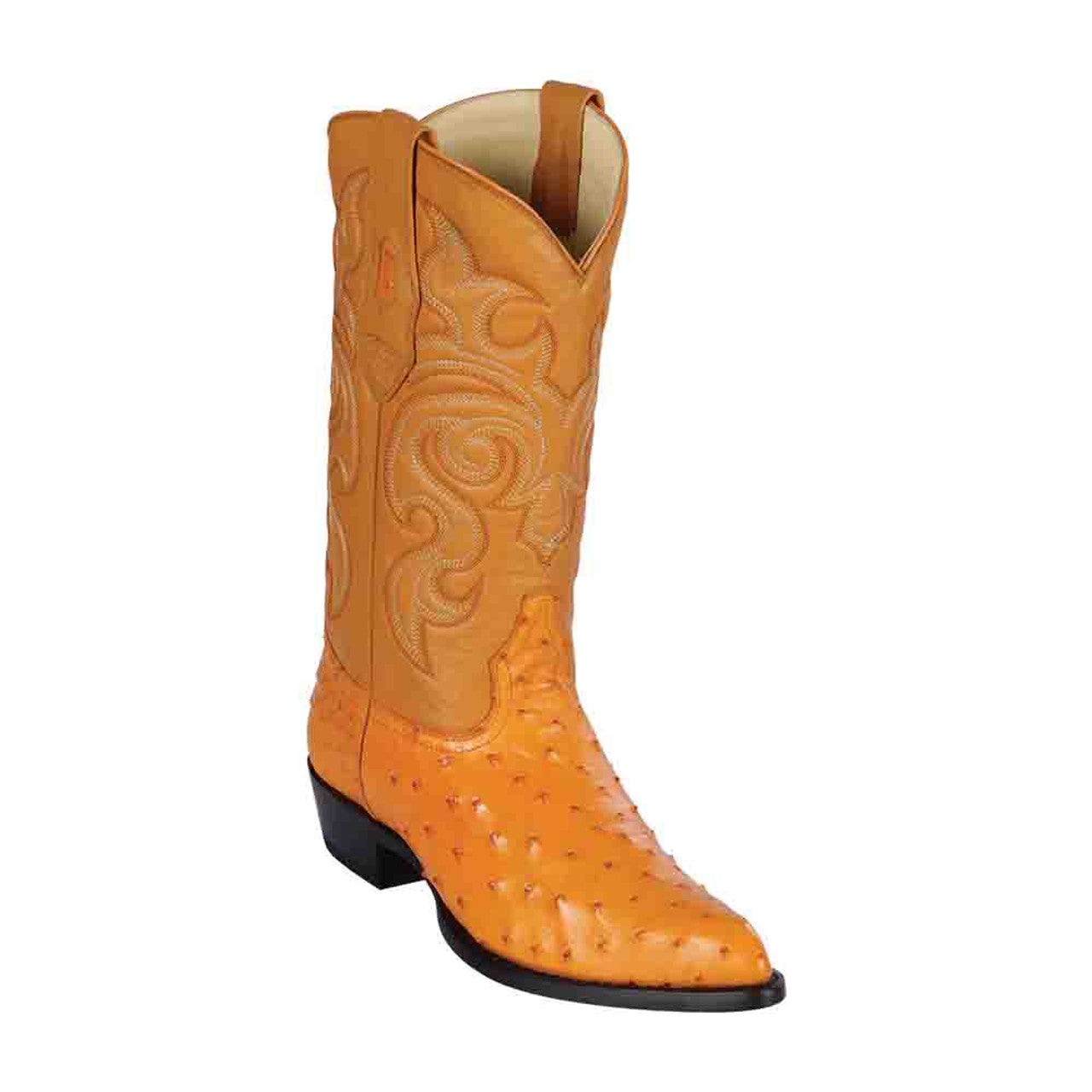 Men's Full Quill Ostrich Buttercup Boots
