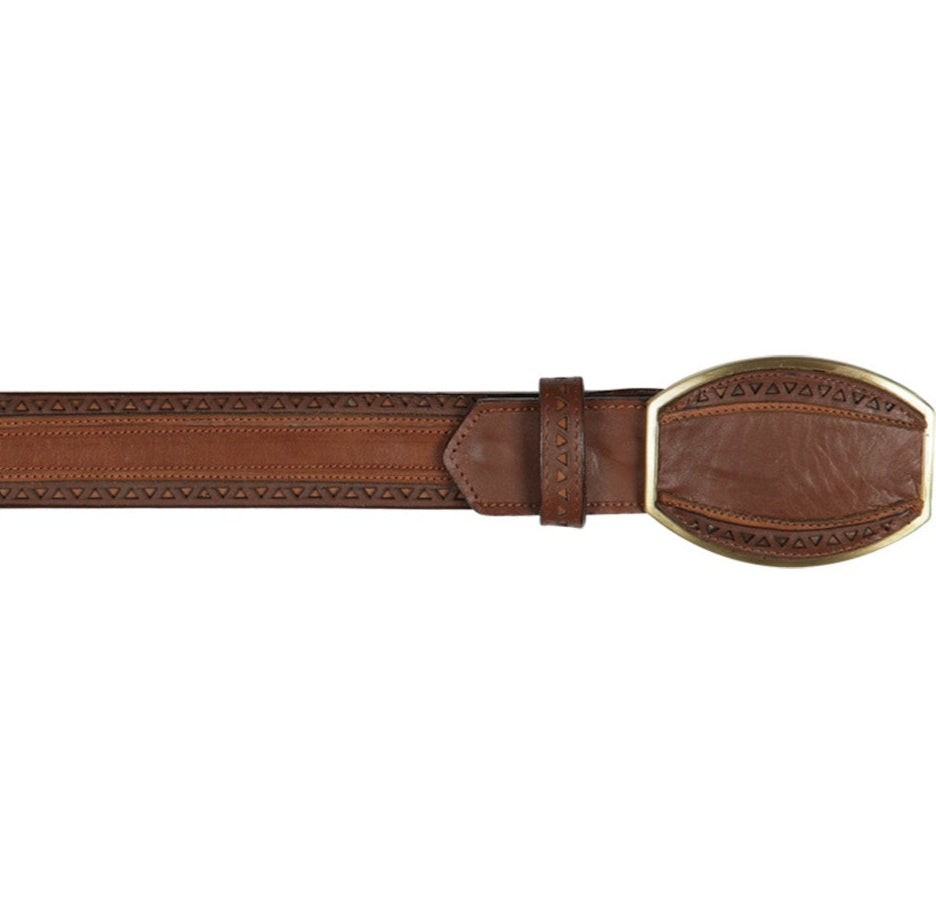 Cinto Corte Laser de Cuero Belmont Original