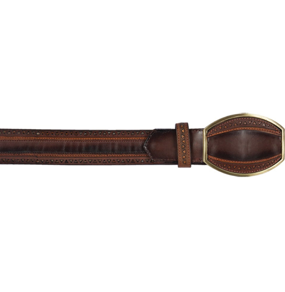 Cinto Corte Laser de Cuero Pull Up Original by Los Altos Boots