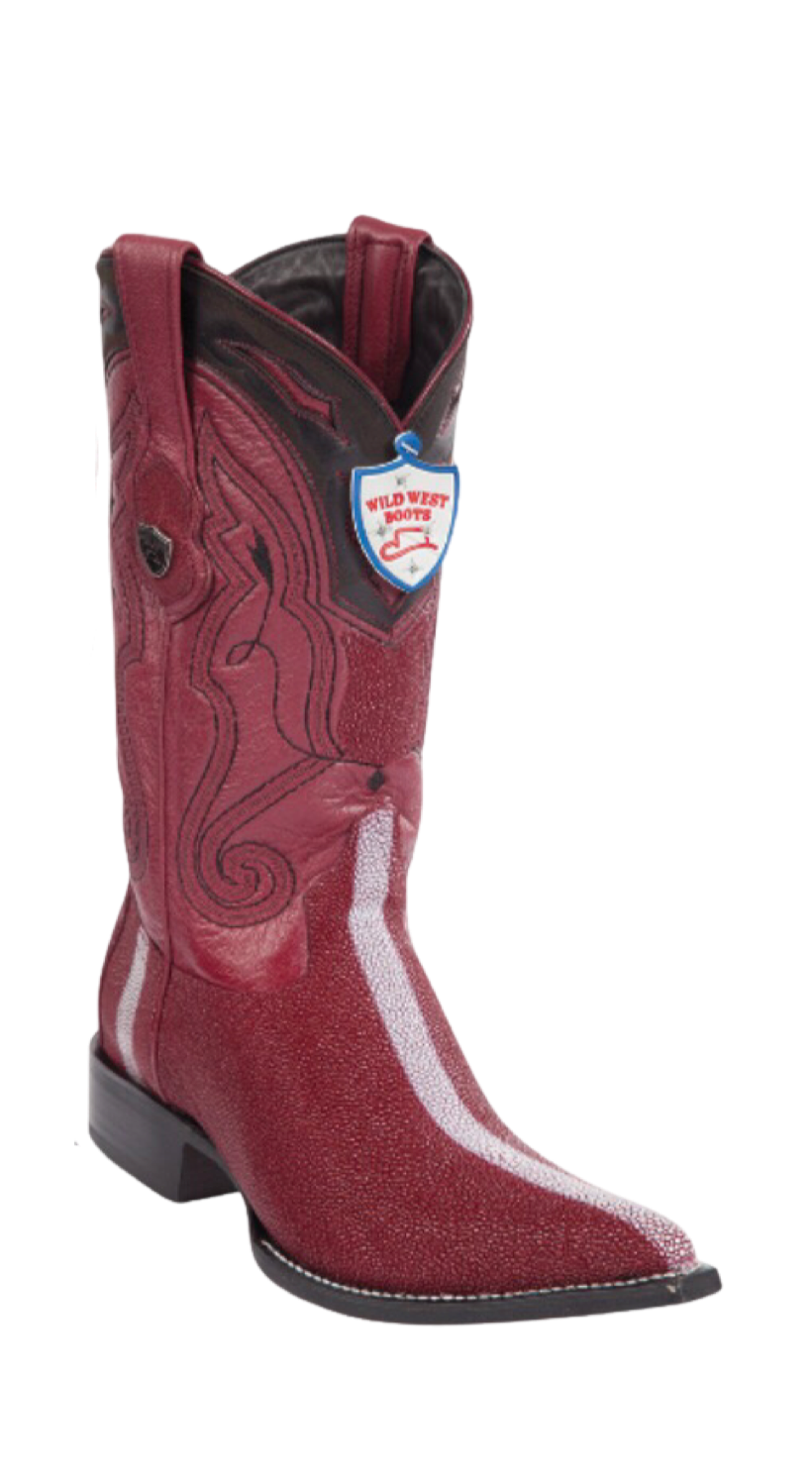 Bota de Mantarraya Horma Punta Recortada Wild West