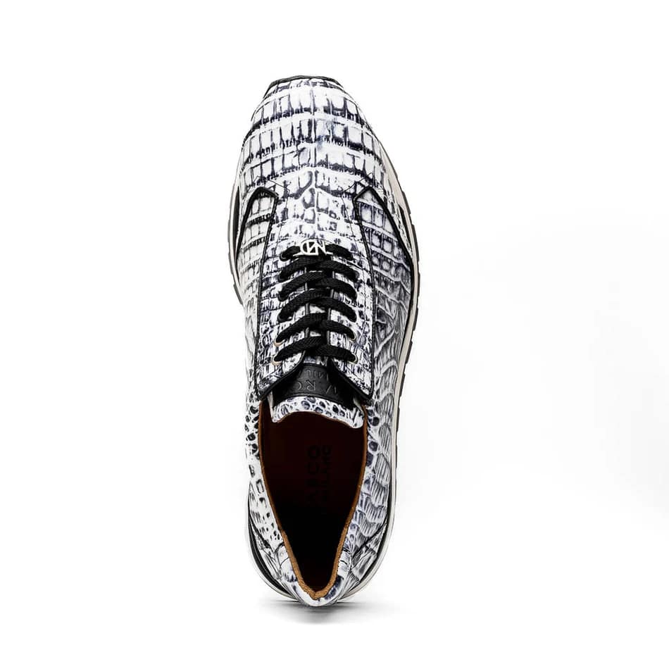 Marco Di Milano Alonzo Caiman Crocodile Sneakers