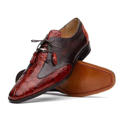 Marco Di Milano Anzio Alligator & Calfskin Oxfords