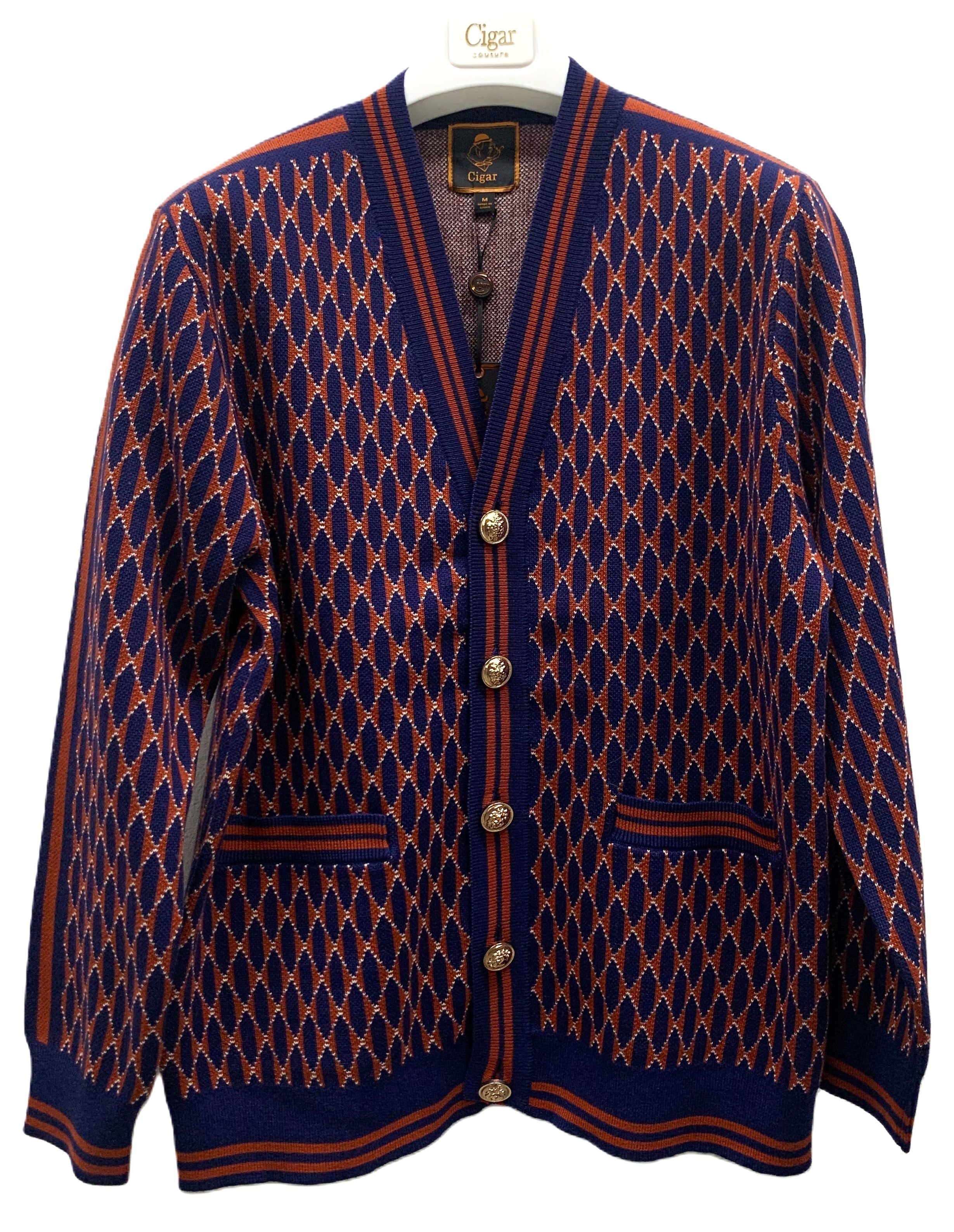Cigar Couture Cardigan Sweater by Signature Brand