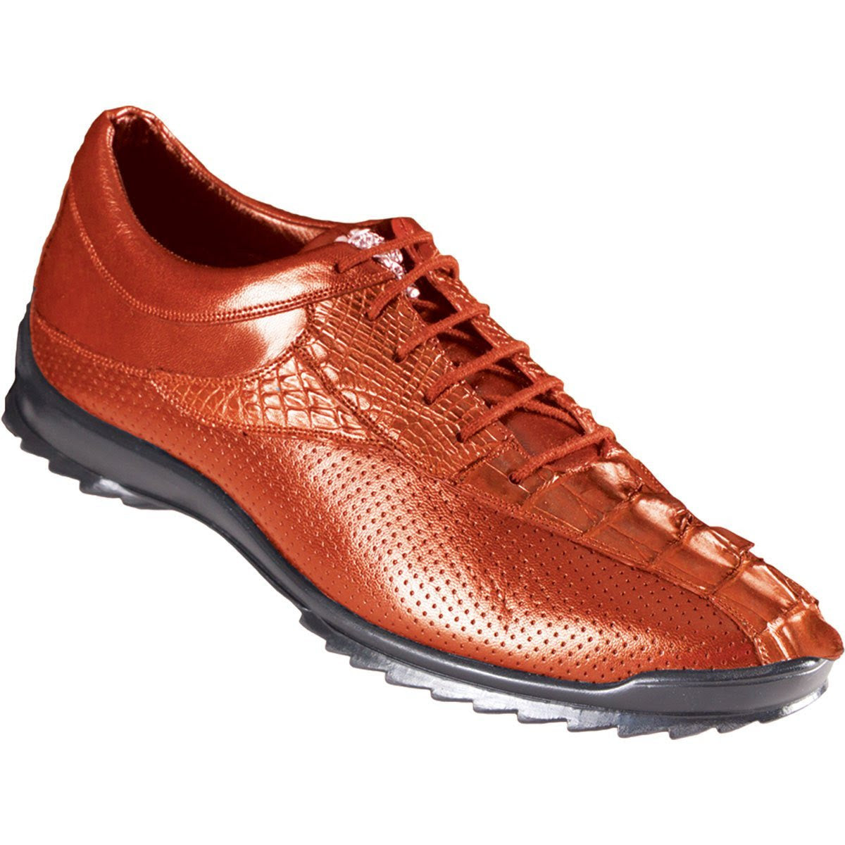 Sneaker Casual Caiman Cola Cognac by alligatorwarehouse