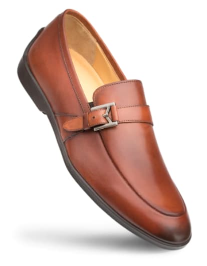 Granby Calfskin Cognac by Mezlan - Made in Spain