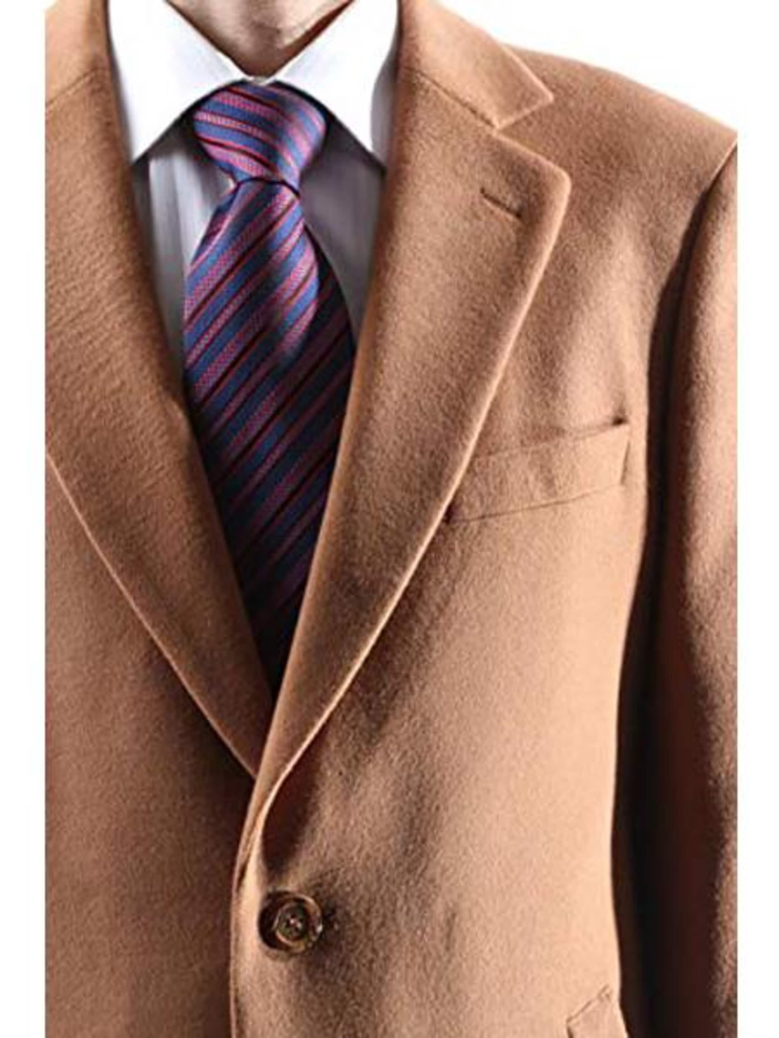 Caravelli Camel Men's Long Topcoat, 3/4 Length