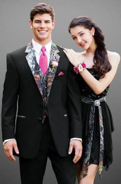Modern Fit Camouflage Tuxedo Suit