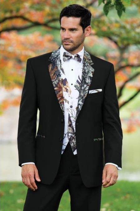 Camo Suit - Camouflage Tuxedo for Formal Events