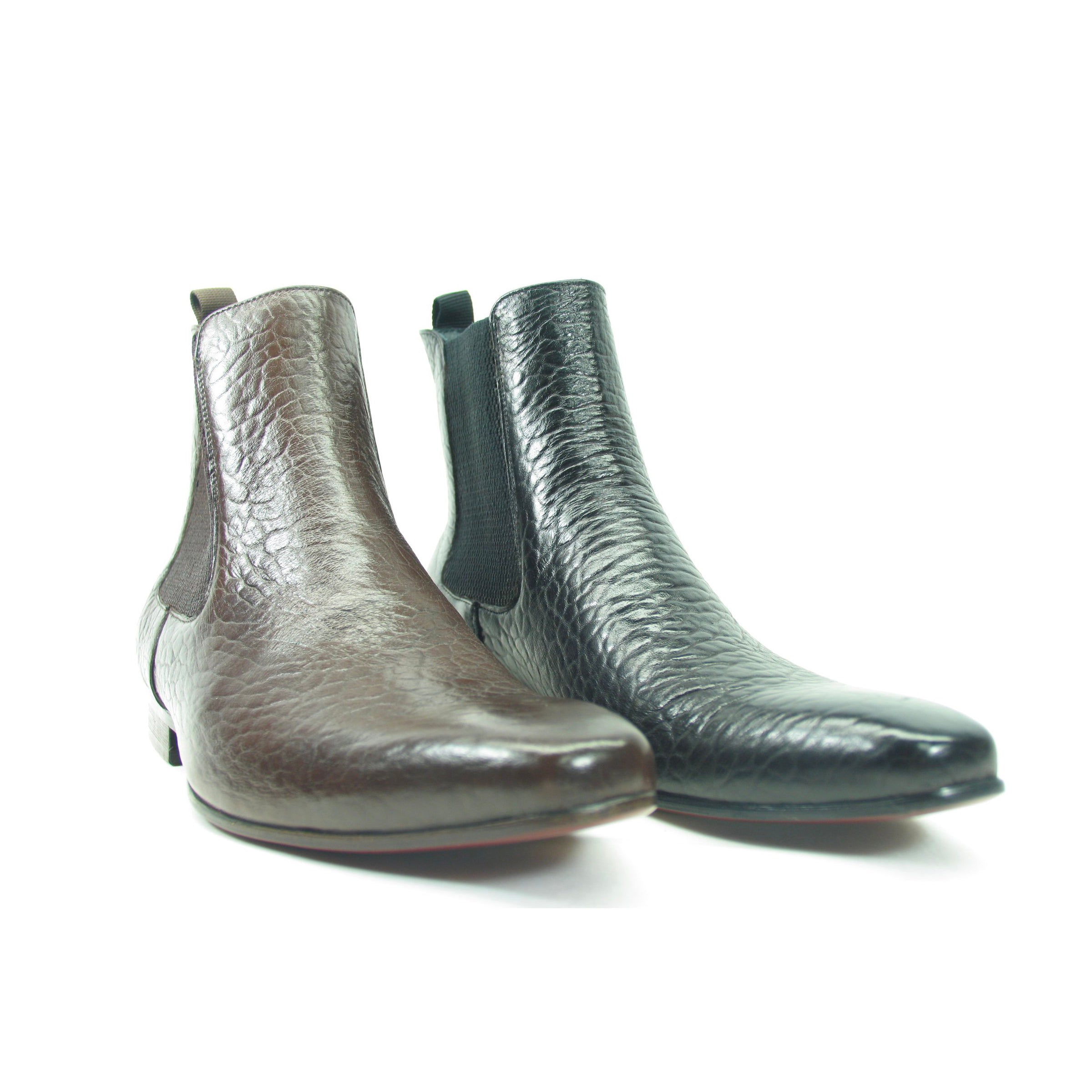Carrucci Textured Chelsea Boots