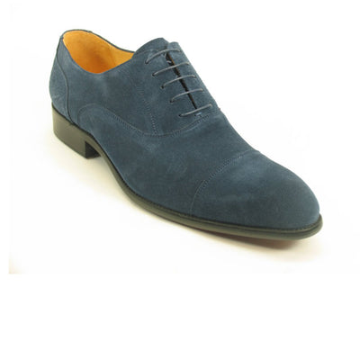 Mens Carrucci Suede Cap Toe Dress Shoe in Tan