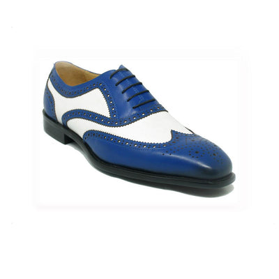 Carrucci Contrast Two Tone Wingtip Oxford