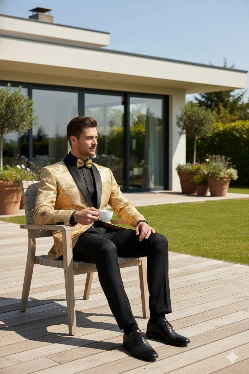 Champagne Tuxedo Jacket