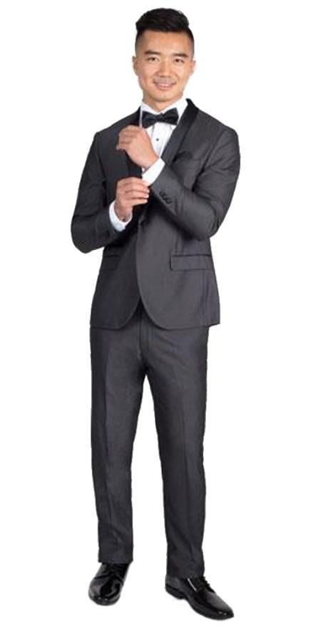 Charcoal Slim Fit Tuxedo