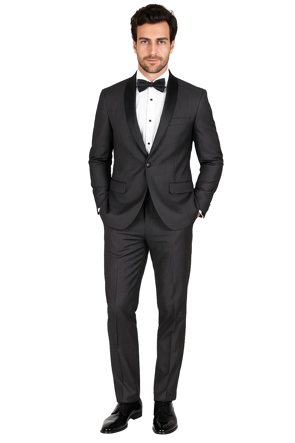 Charcoal Slim Fit Tuxedo