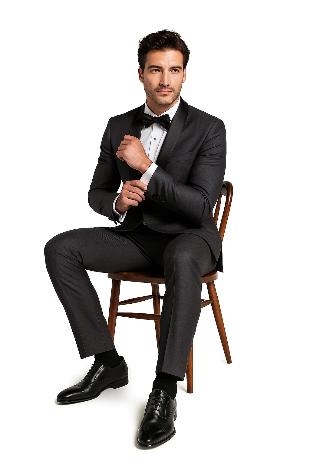 Charcoal Slim Fit Tuxedo
