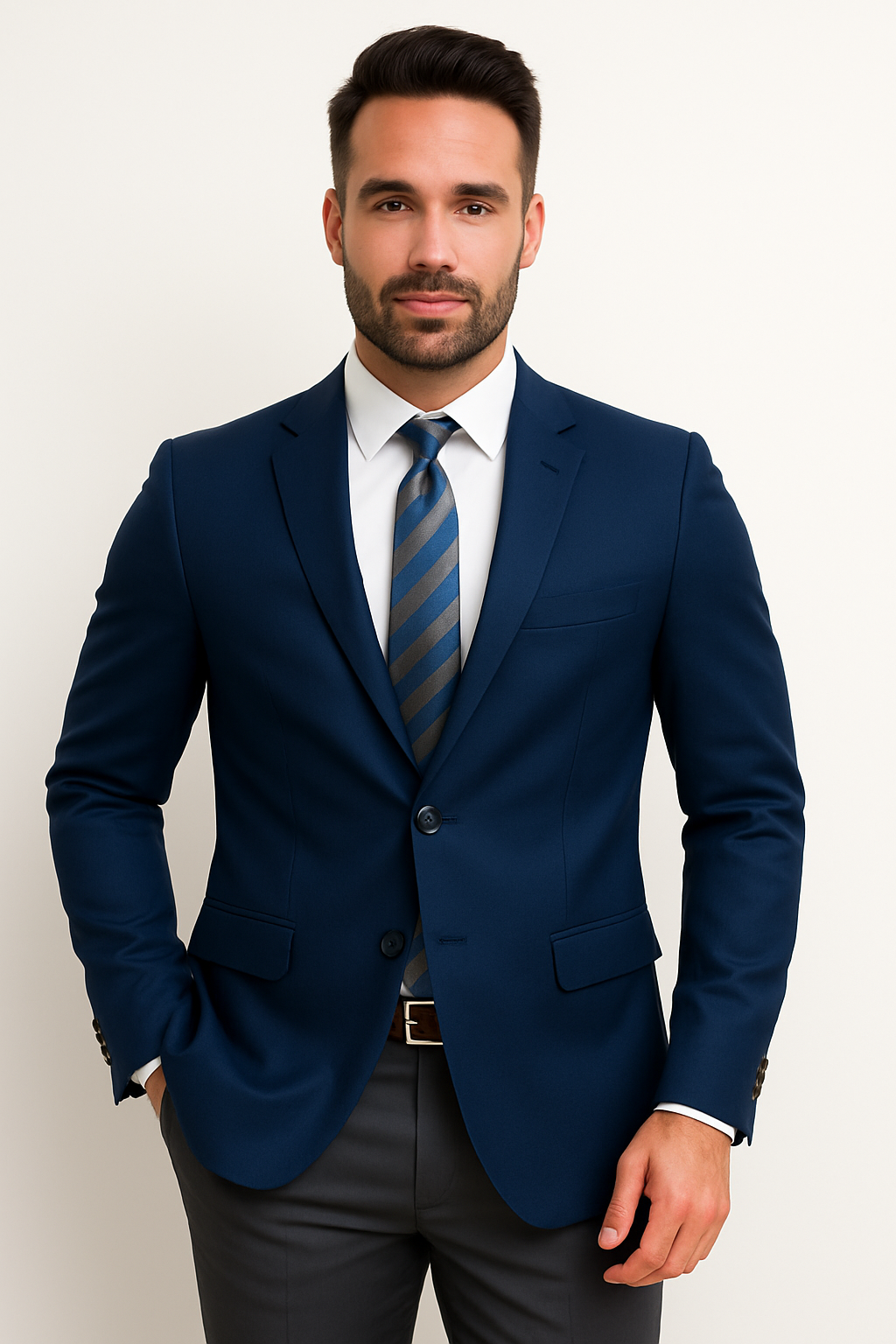 Men's Blue Linen Two Button Cheap Priced Designer Fashion Dress Casual Blazer For Men On Sale Side Vent Jacket Sportcoat Blazer