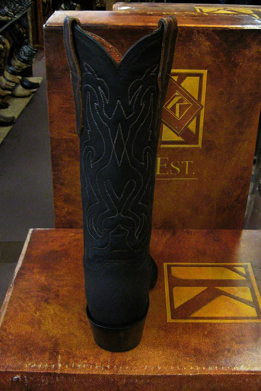 Mens Genunie Stingray mantarraya skin King Exotic Boots Cowboy Style By los altos Boots botas For Sale Snip Toe Western Cowboy Black Dress Cowboy Botas de mantarraya - Mantarraya boots Cheap Priced For Sale Online