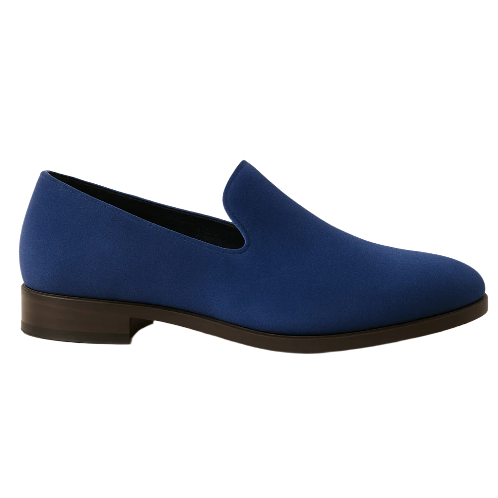 Men's Wide Width Dress Shoe Blue