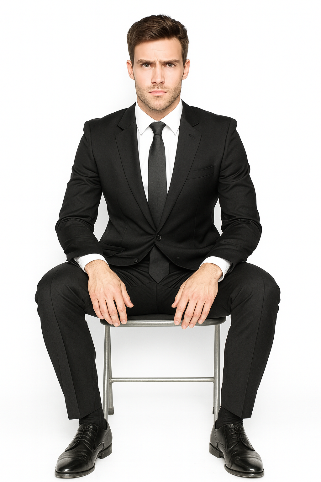 Alberto Nardoni Black 3 Pieces Summer Linen Wedding/Groom/Groomsmen Suit Jacket & Pants & Suit 2 Buttons Suit