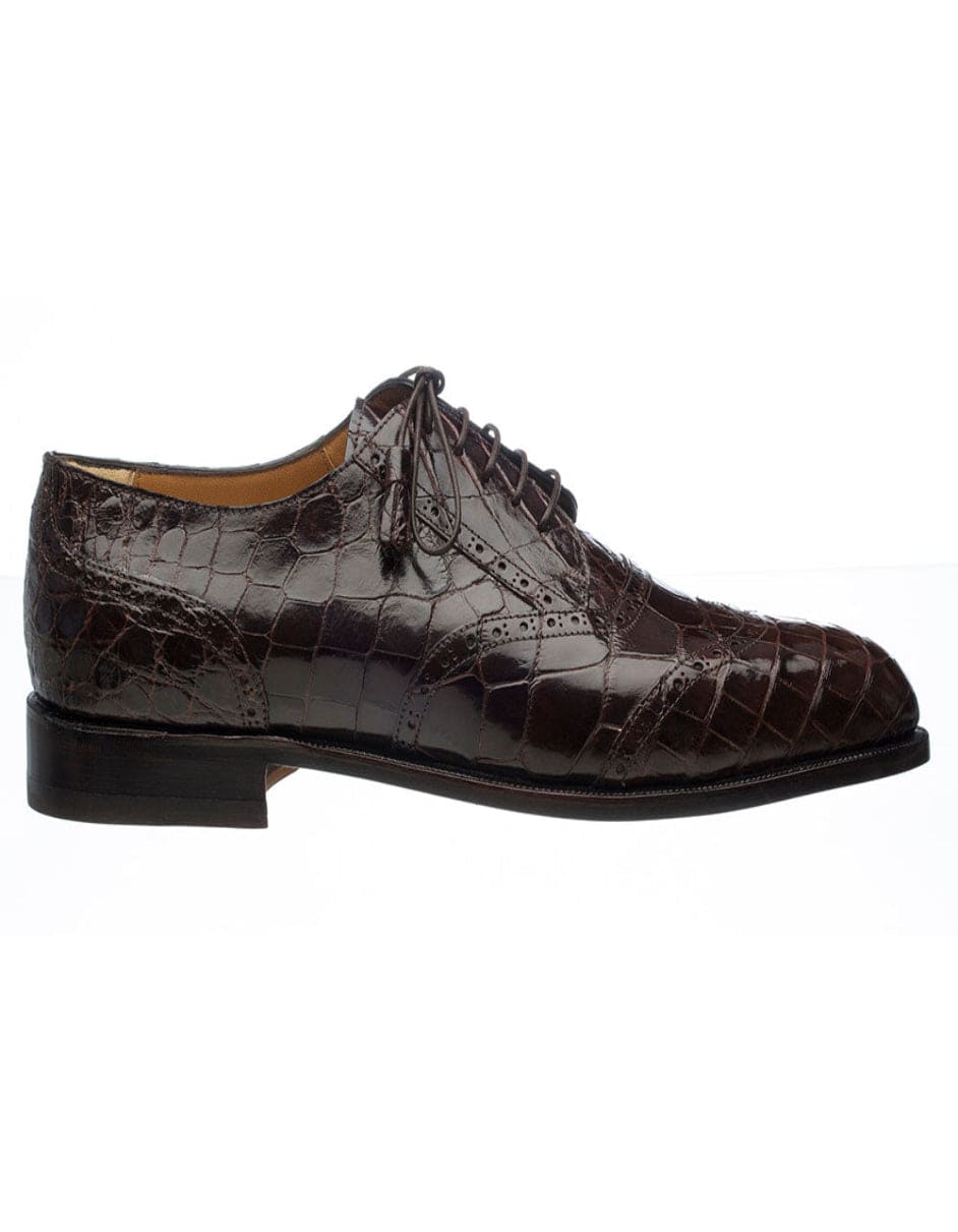 Ferrini 3673 Belly Alligator Wingtip Shoes