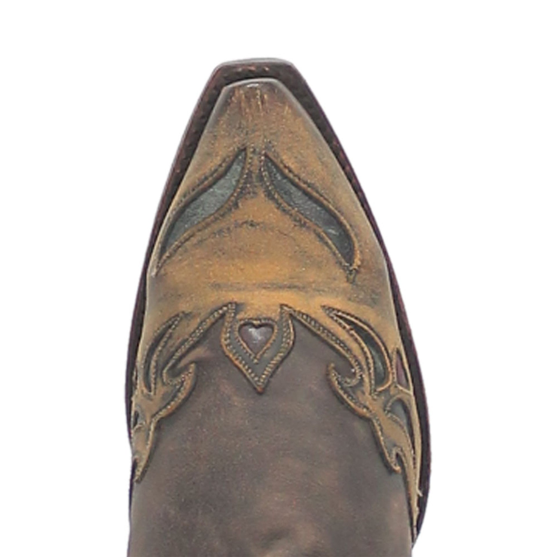 Dan Post Bluebird Chocolate & Teal Cowboy Boot