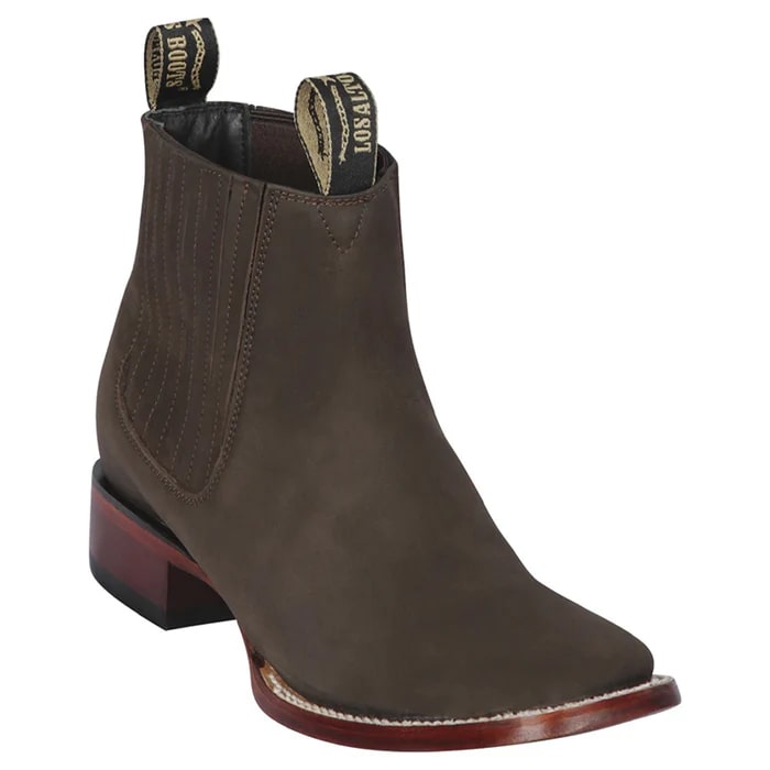 Men's Brown Square Toe Dress Cowboy Boot