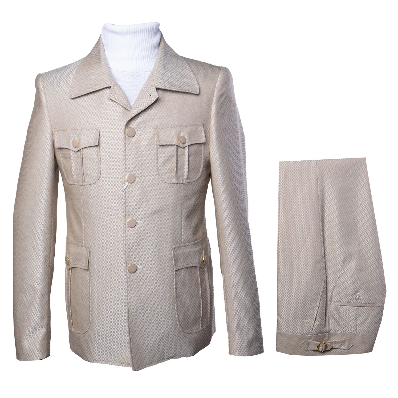 Rossi Man Duke Cream Off White Suit