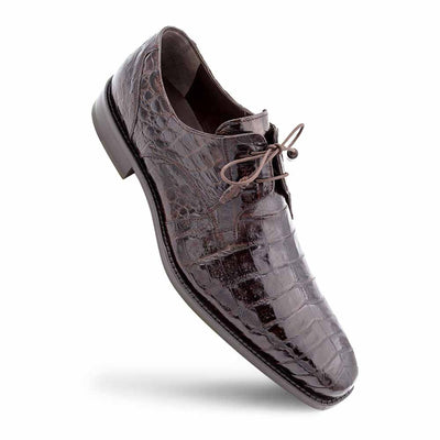 Genuine Crocodile Anderson Lace-Up by Mezlan