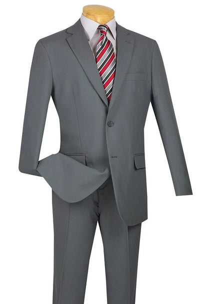 Carlo Lusso Men's Outlet 2 Piece Executive Suit Solid Colors