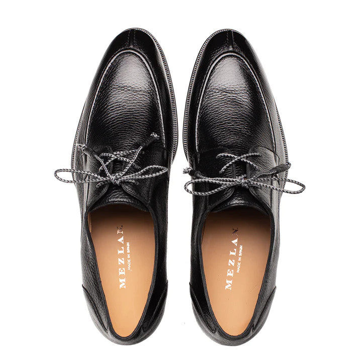 Fratello Split-toe Deer Laceup Black by Mezlan