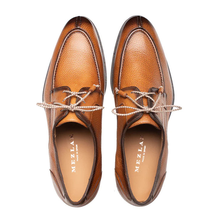 Fratello Deer Lace-Up Cognac by Mezlan Spain