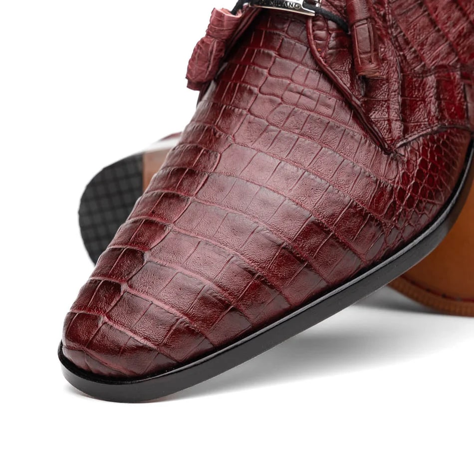 Marco Di Milano Lacio Crocodile Derby Oxfords